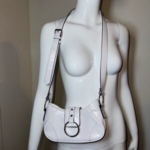 White Crossbody Leather Bag Forever21